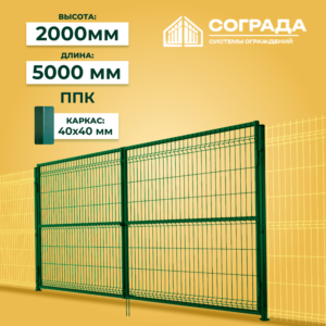 Ворота ПРОМ-3D 2000*5000 мм